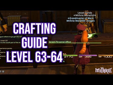 FFXIV 4.0 1104 Crafting Guide Level 63 to 64