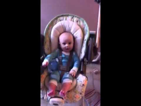 Emerson in his swing