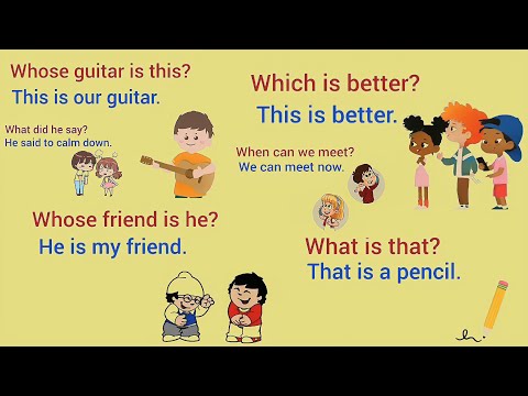 Daily Use English Question Answers | Fun Learning Question Answers