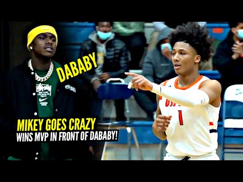 Mikey Williams Goes CRAZY In Front of DABABY & Wins MVP!! Mikey Coming For That #1 SPOT!!