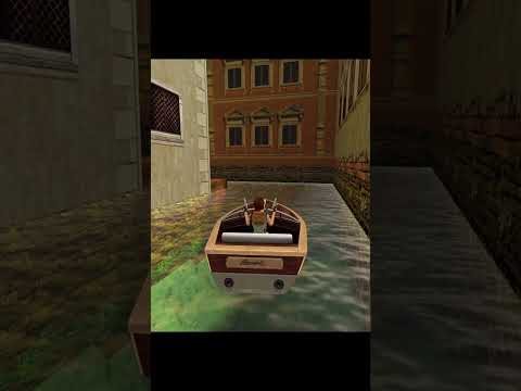 Fire from boat in Venice - Tomb Raider 2 Remastered