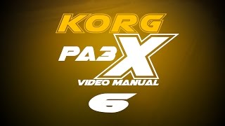 MCI Korg Pa3x Video Manual - Part 6 of 8 ///BG SUBS///