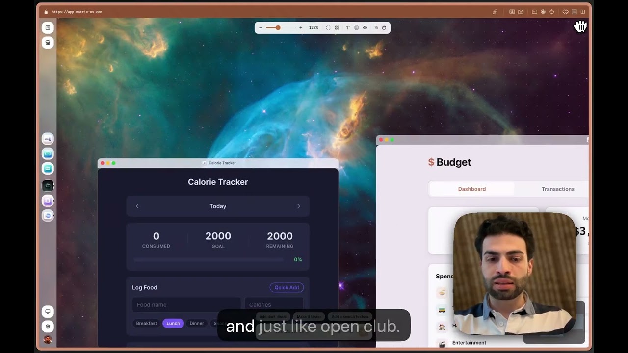 Matrix OS demo video
