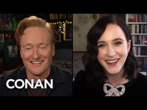 瑞秋-布羅斯納漢有13,000封未讀郵件 - CONAN on TBS (Rachel Brosnahan Has 13,000 Unread Emails - CONAN on TBS)