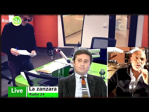 David Parenzo in tv attacca Paolo Brosio - La Zanzara 4.11.2021