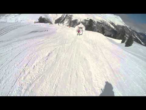Schöneben-Nauders Colin und Celia  Ostern 2016 im Snowpark