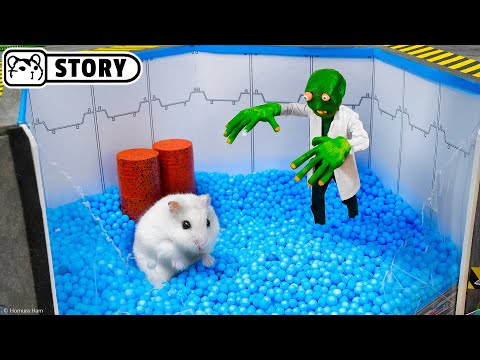 Hamster Survival in the Zombie Apocalypse - Infected Laboratory 🐹 Homura Ham