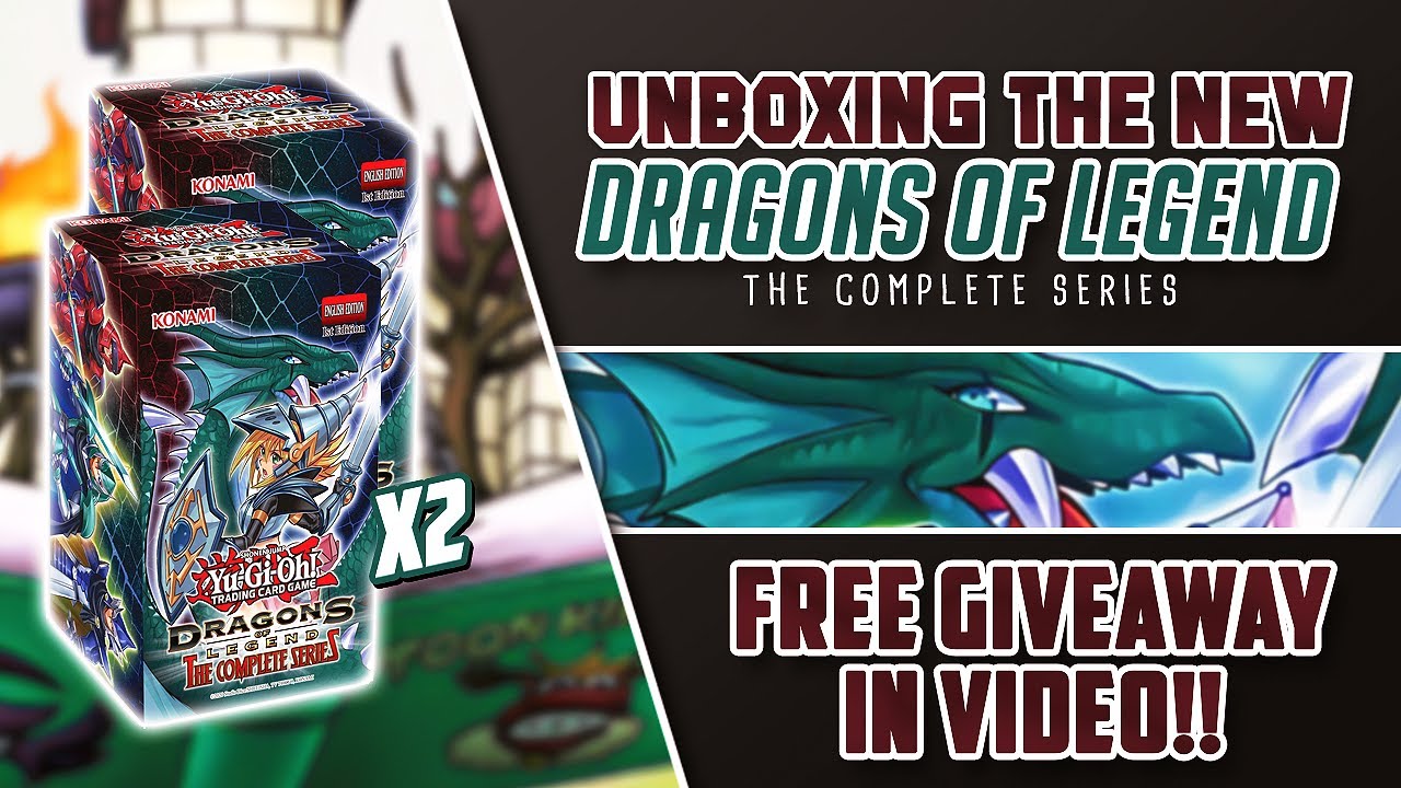 Yu-Gi-Oh! Unboxing The NEW Dragons Of Legend: The Complete Series (Free Giveaway)