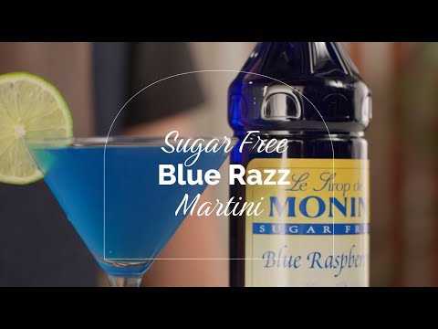 Recipe Inspiration: Sugar Free Blue Razz Martini