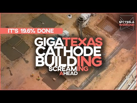 Giga Texas Cathode building is 19.6% done... yes, really
