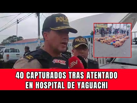40 Detenidos en Hospital de Yaguachi por las Fuerzas Armas y Policía Nacional