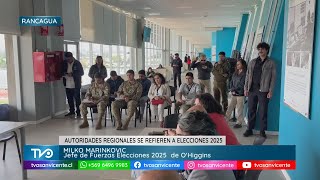 Coordinación intersectorial, en el contexto de Elecciones del próximo 16 de noviembre de 2025