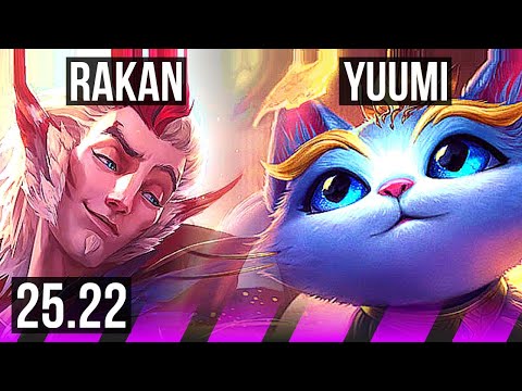 RAKAN & Xayah vs YUUMI & Lucian (SUP) | 3/3/16 | KR Master | 25.22