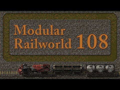 Factorio Modular Railworld #108 - Deconstructing One Factory