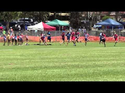 Matt Barker Qld Little Athletics Regionals 2013 100m U14 Boys