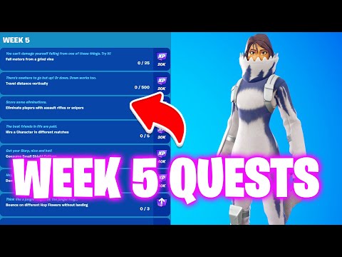How To Complete Week 5 Quests in Fortnite - All Week 5 Challenges Fortnite Chapter 4 Season 3
