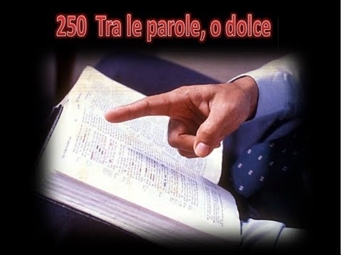 250  TRA LE PAROLE  O DOLCE - KARAOKE