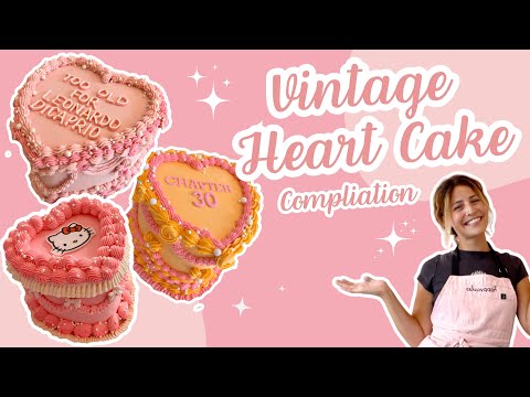 Satisfying Un-Edited Cake Decorating | Vintage Lambeth Cakes! [AMSR] [No Talking] [No Music]