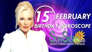 February 15th Zodiac Horoscope Birthday Personality - Aquarius - Part 1