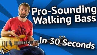The Instant Walking Bass 'Hack': Nail Your 2-5-1’s With A Single Lick