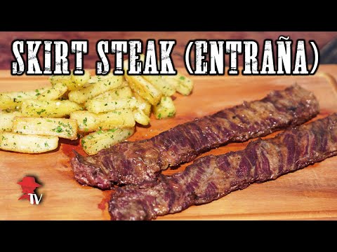 WORLD FAMOUS SKIRT STEAK ( ENTRANA) ULTIMATE RECIPE - GAUCHO TV