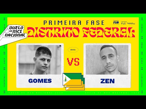 ZEN VS GOMES (PRIMEIRA FASE) - SELETIVA DISTITO FEDERAL - DUELO NACIONAL 2020 - 23/10