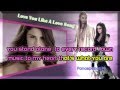 selena gomez love you like a love song karaoke ...