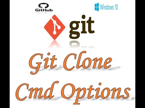 Git Learn Git Clone Command Options
