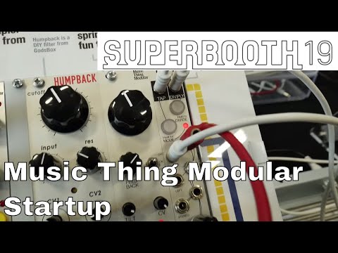 Superbooth 2019: Music Thing Modular Startup