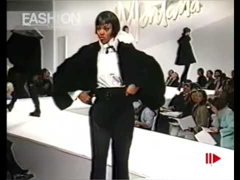 Tyra Banks On The Runway - Claude Montana Fall Winter 1993