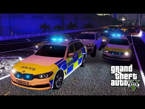 Pop Their Tyres! Ft. The Stinger (GTA 5 UK Police Mods LSPDFR #243)