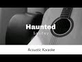 Laufey - Haunted (Acoustic Karaoke)