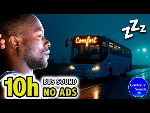 Heater Noise Inside a Luxury Travel Bus to Sleep Deeply - New Version - Fall Asleep Deeply