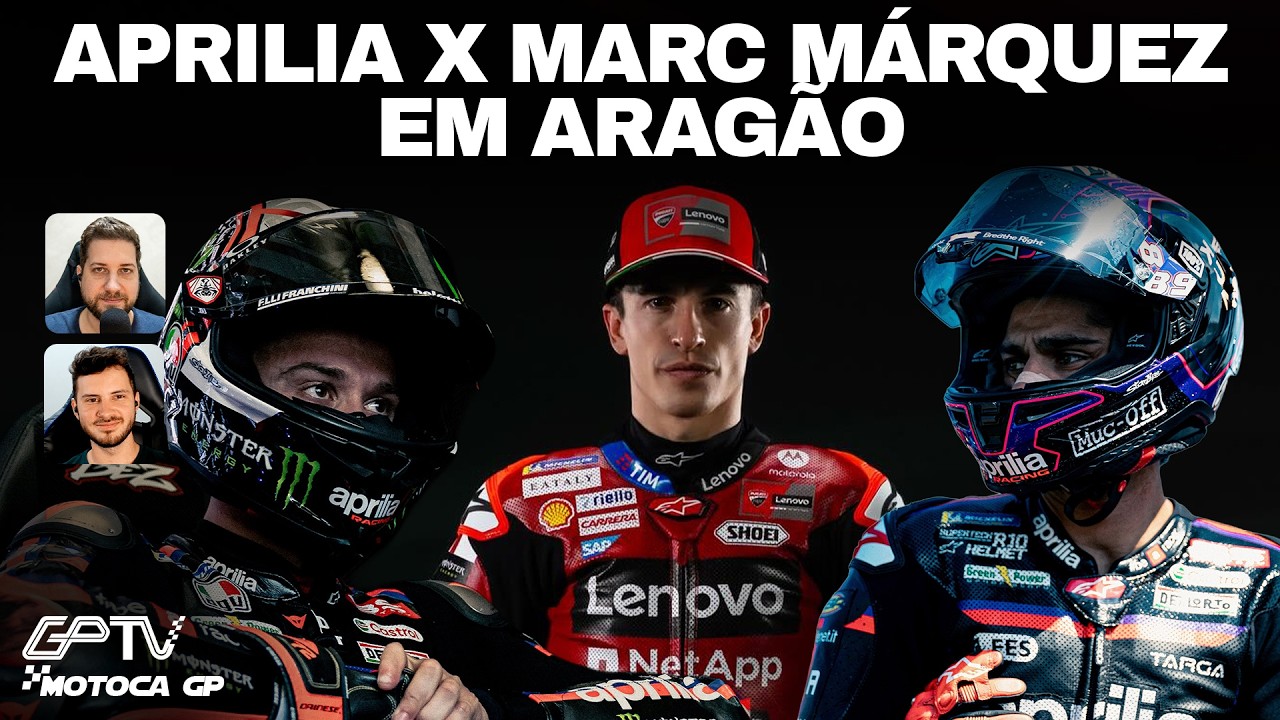 MOTOGP CHEGA A ARAGÃO COM APRILIA PRONTA PARA DESTRONAR MARC MÁRQUEZ | Motoca GP