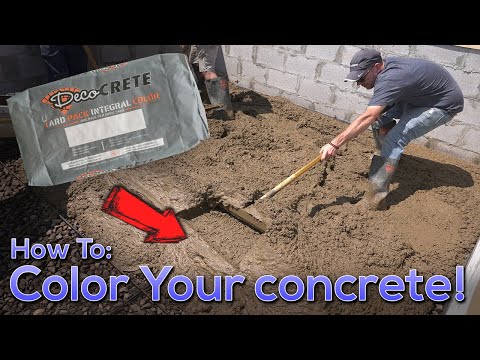 Concrete Magic: Transform Your Patio with Integral Color!