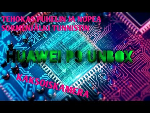 HUAWEI P9 PUHELIMEN UNBOXAUS