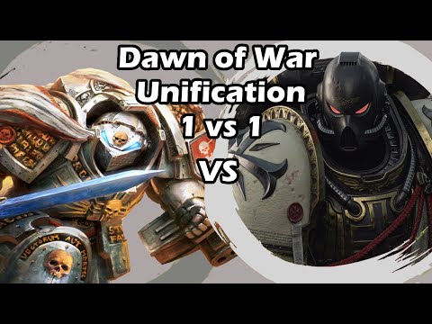 Dawn of War Unification: 1 vs 1 Black Templars (GabPR) vs Deamon Hunters (Euan Kenobi)