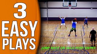 3 EASY and EFFECTIVE Youth Basketball Plays