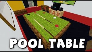 How to Build a Pool Table in Minecraft 1.18