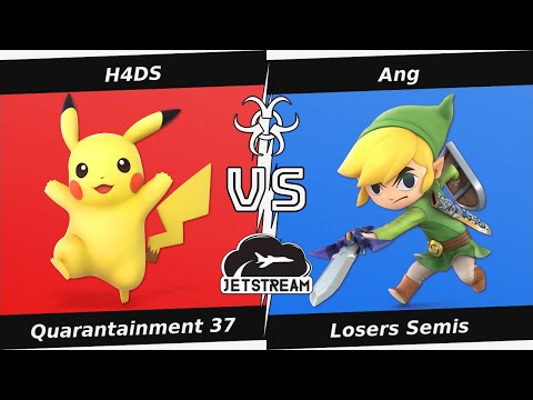 Quarantainment 37 Losers Semis - H4DS (Pikachu) Vs. Ang (Toon Link) Smash Ultimate - SSBU