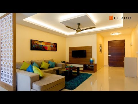 Interior Design in Bangalore: 3 BHK Apartment Interior Design - Klassik Landmark | FURDO DESIGN
