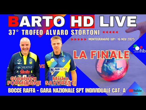 37° TROFEO ALVARO STORTONI - GARA NAZIONALE SPT INDIVIDUALE RIS. CAT. A.