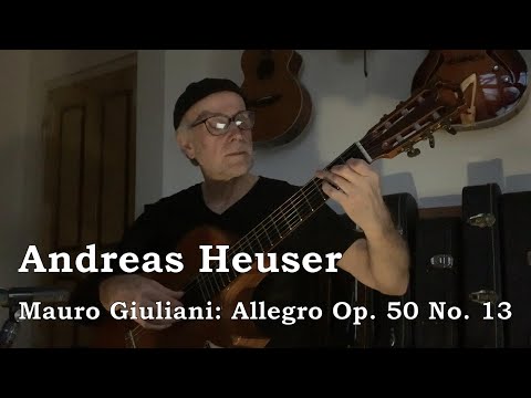 Mauro Giuliani - Allegro in A Minor Op. 50 No. 13 - performed by Andreas Heuser