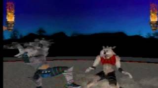 Darius the gladiator vs Sasha the werewolf - Iron & Blood PS1