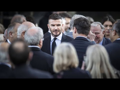David Beckham inaugurates football pitch for disadvantaged children