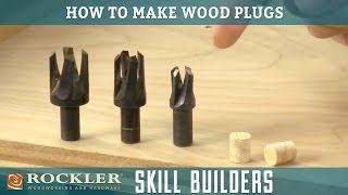 How to Make and Install Wood Plugs | Rockler Skill Builders