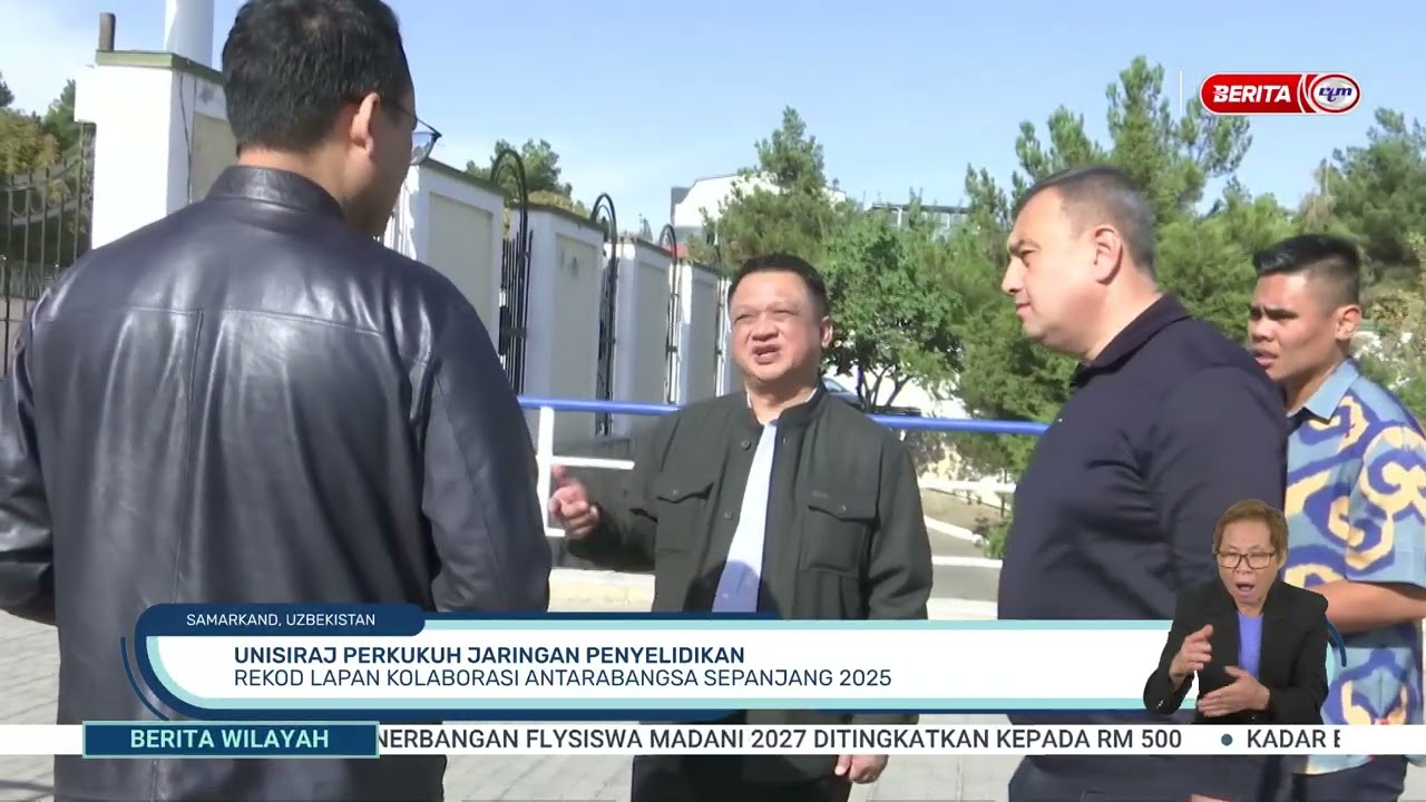 10 OKT 2026 - BW - UNISIRAJ PERKUKUH JARINGAN PENYELIDIKAN, REKOD 8 KOLABORASI ANTARABANGSA 2025