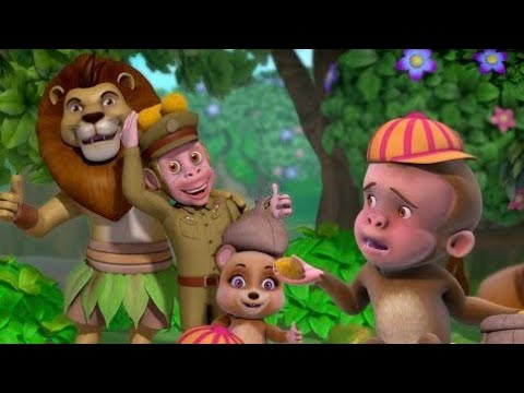 Jungle Mai Aaya Ek Chor | Police Bandar Mama | Animal Songs | Kids Songs | Nursery Rhymes For Kids