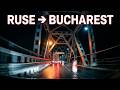 Driving Ruse BG To Bucharest RO At Night Route DN5 A0 A1 E70 E81