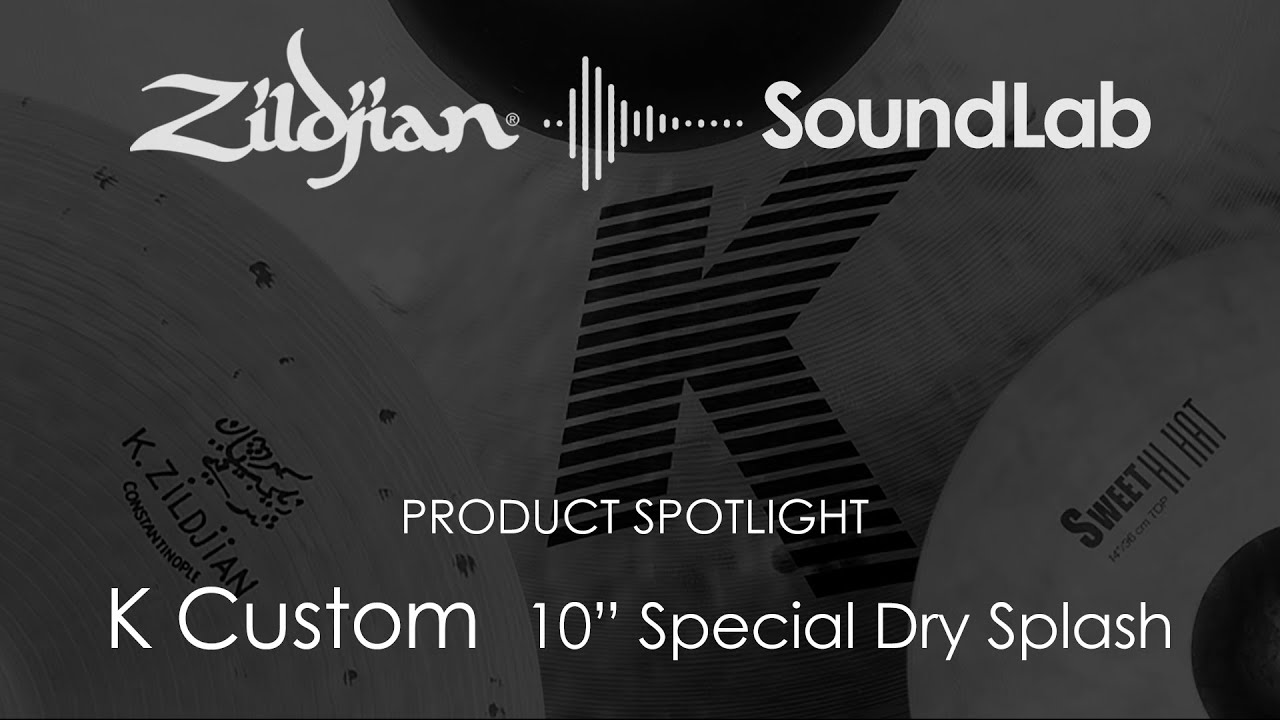 Zildjian 10" K Custom Special Dry Splash Cymbal